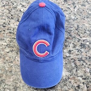 Blue Chicago Cubs Baseball Cap with Red Logo